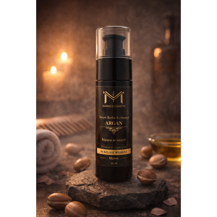 Sérum barbe / cheveux à l'argan 50ml