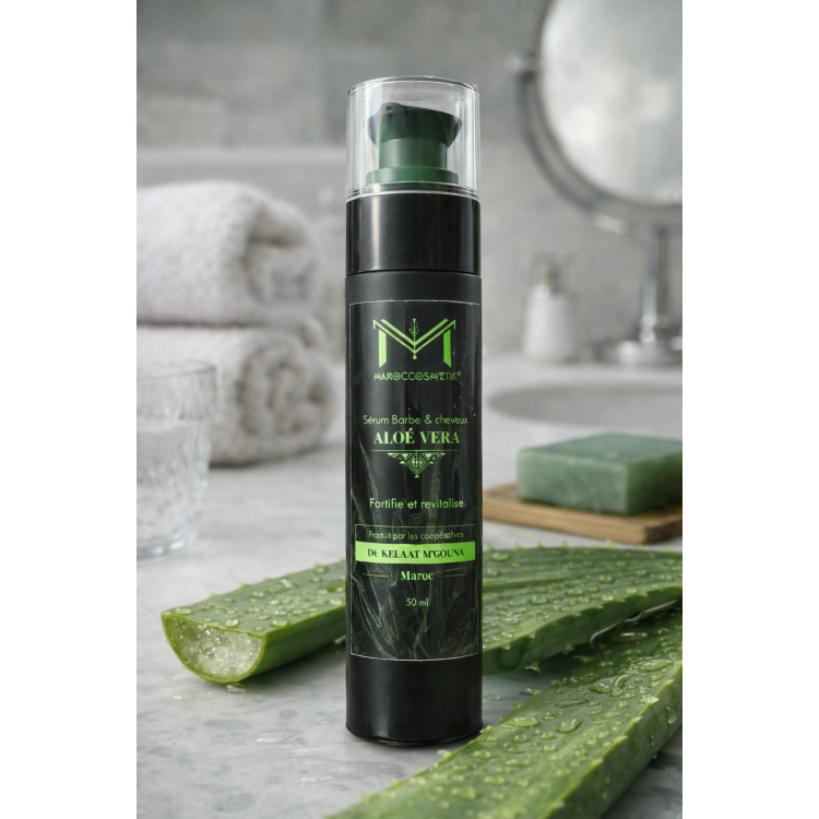 Sérum barbe / cheveux à l'Aloe Vera 50ml