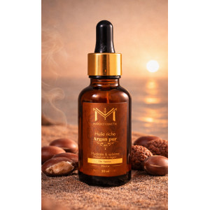 Huile d'argan pure certifié bio 30 ml
