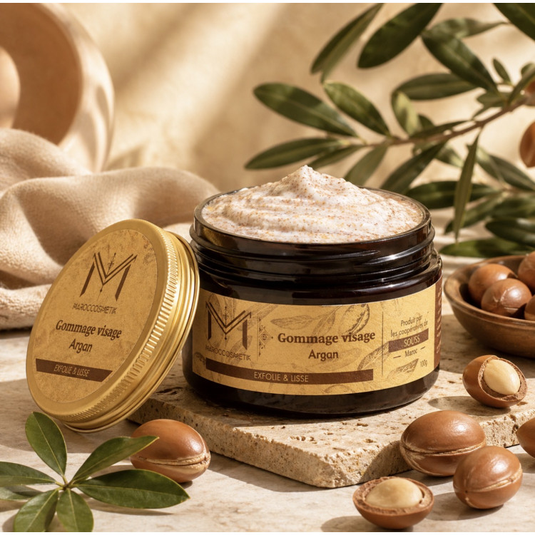 Gommage à l'argan visage
