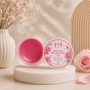 Baume à lèvre à la rose 30g