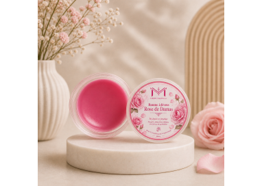 Baume à lèvre à la rose 30g