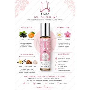 Musc Yara rose Roll on